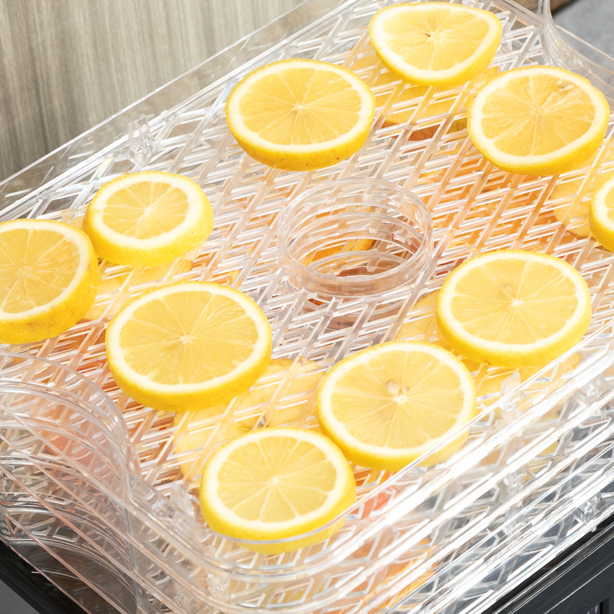 Kozy 5 Tier Food Dehydrator, 245W Stainless Steel Food Dryer Machine with Adjustable Temperature, Timer and LCD Display for Drying Fruit, Meat, Vegetable, Jerky and Pet Treat, Black