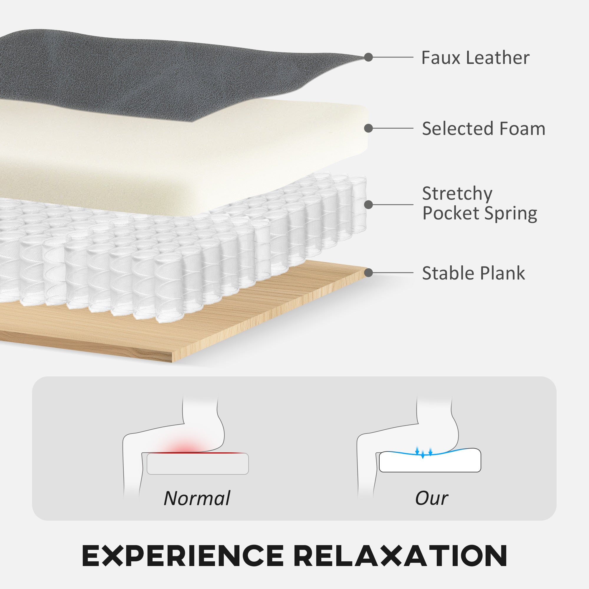 Kozy - Wingback Accent Chair Tufted Chesterfield-style Armchair with Nail Head Trim for Living Room Bedroom Grey