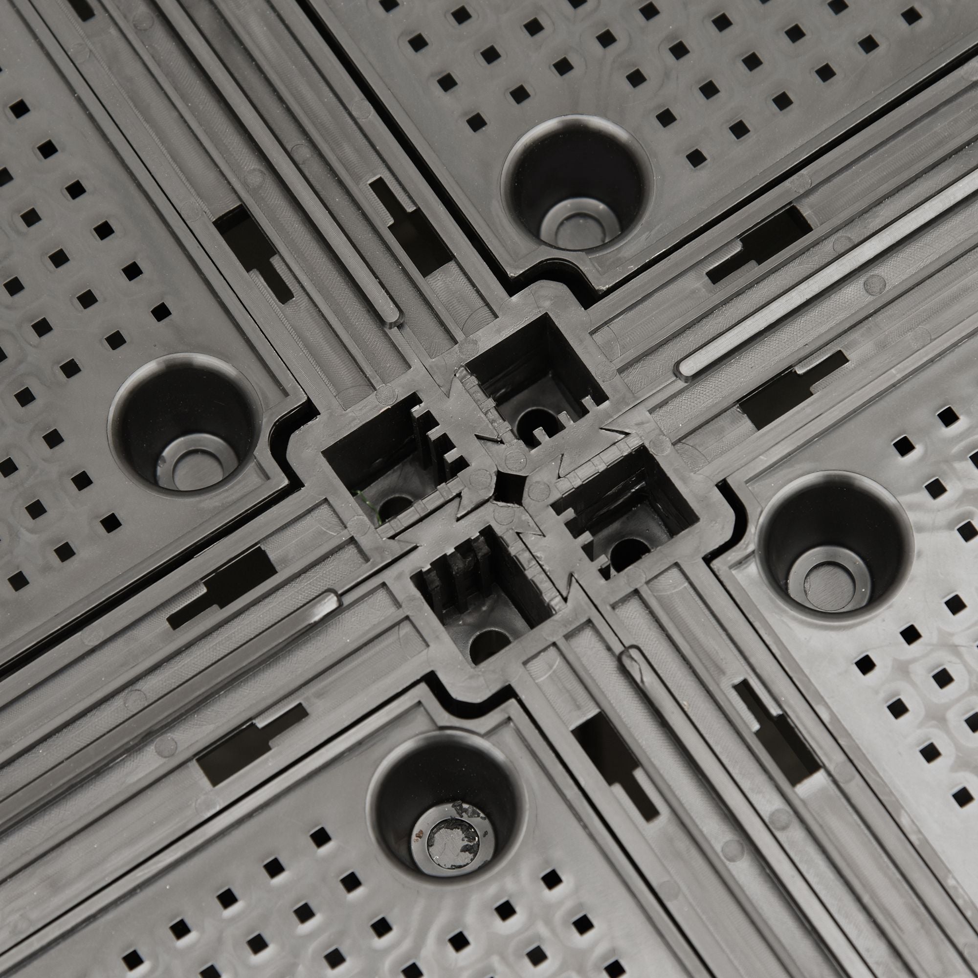 Kozy Set of 6 26L Garden Raised Bed Elevated Patio Flower Plant Planter Box PP Vegetables Planting Container, Brown