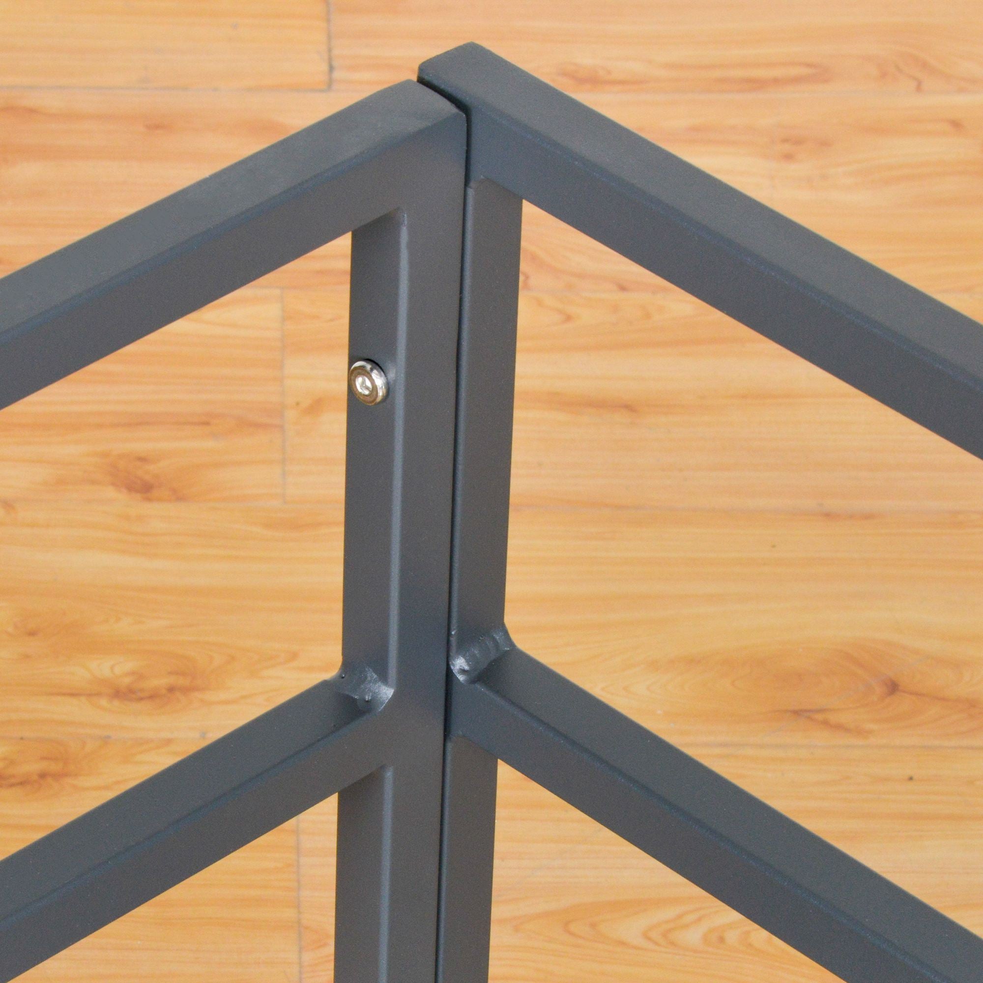 Kozy 5 Piece Garden Aluminium Conversation Sofa Set Patio Furniture Set Outdoor 2 Sofas 2 Footstools End Table with Cushions