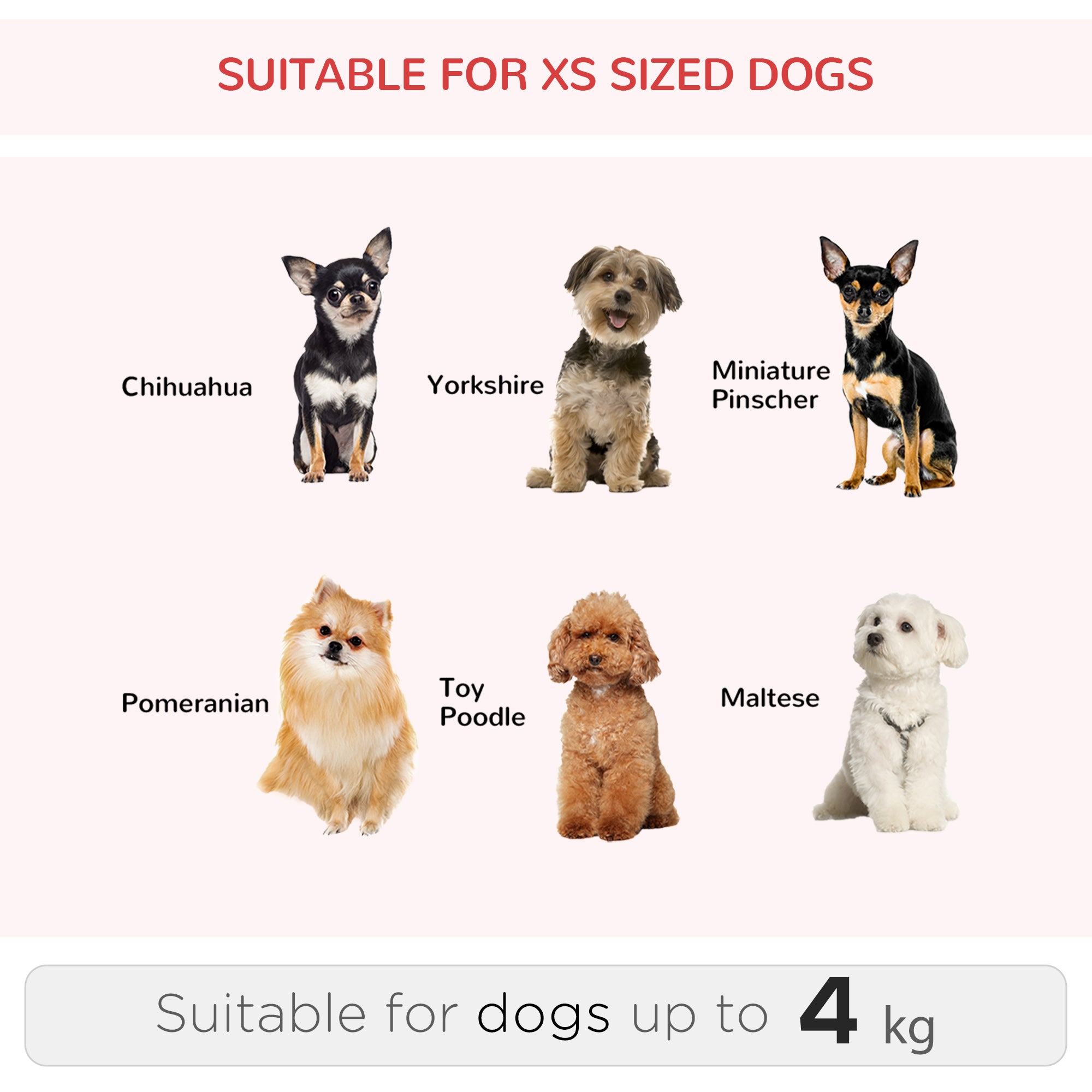 Kozy Pet Travel Backpack Bag Cat Puppy Dog Carrier w/ Trolley and Telescopic Handle Portable Stroller Wheel Luggage Bag (Red)