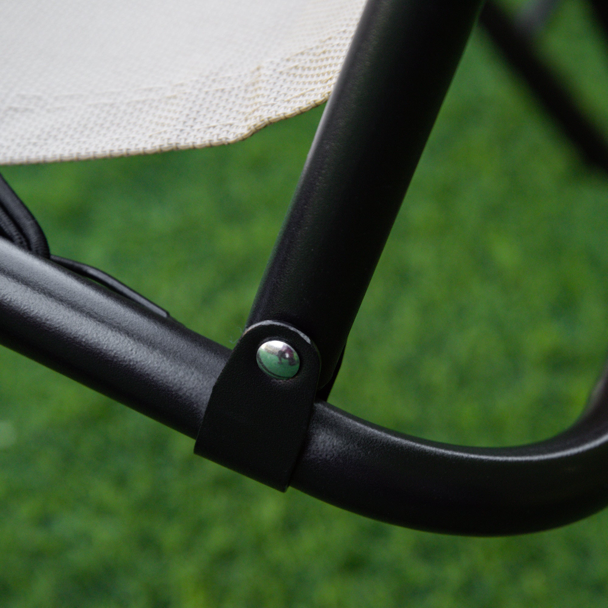 Kozy Folding Zero Gravity Chairs, 3 Pieces Adjustable Sun Lounger and Table Set with Cup Holder and Headrest, Patio Bistro Set with Reclining Garden Chairs for Outdoor, Beige