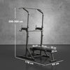 Pull Up Station with Adjustable Weight Bench, Dip Station and Barbell Rack, Multi-Function Power Tower Free Standing Pull Up Bar for Home Gym