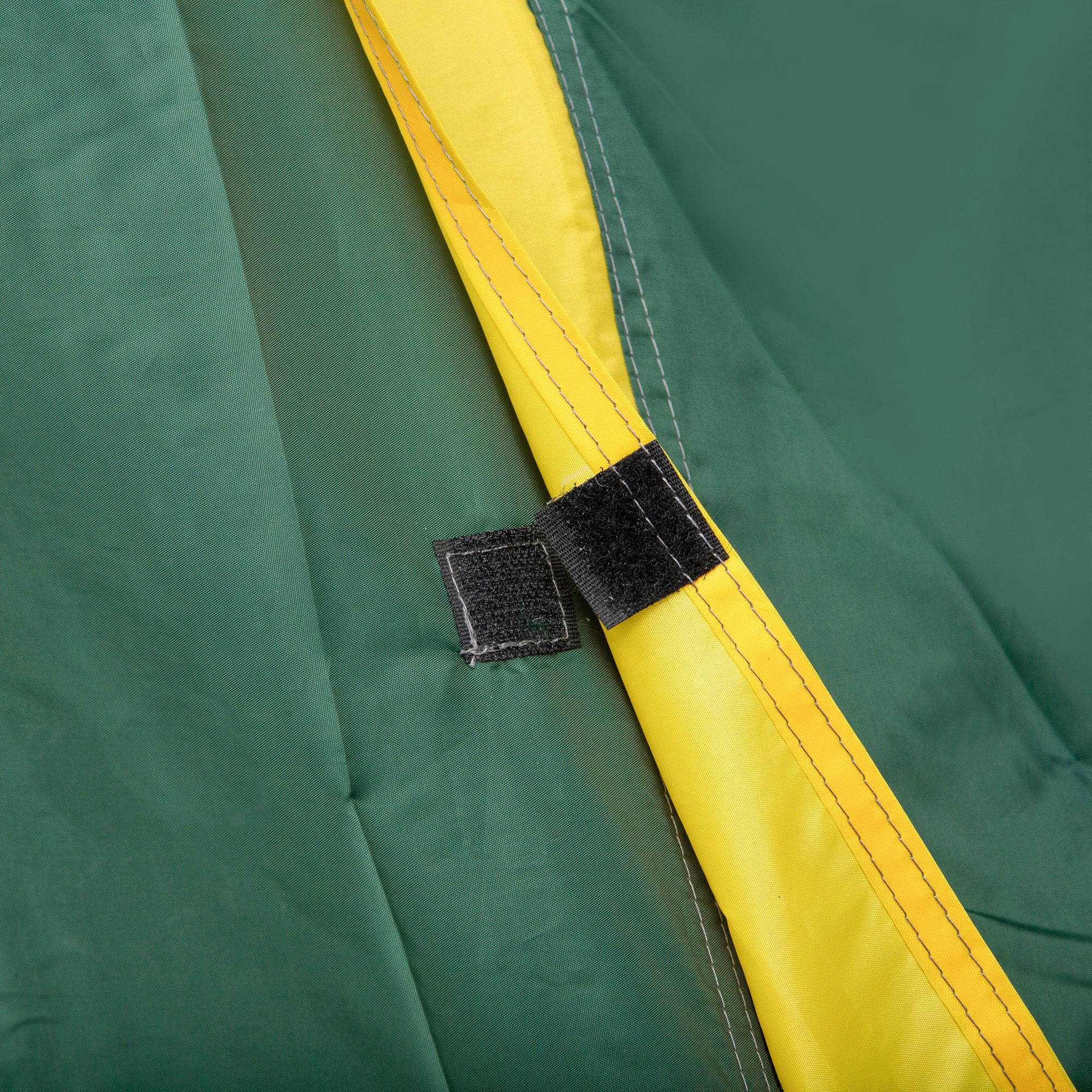 Kozy Dome Tent for 2 Person Camping Tent with Large Windows, Waterproof Green and Yellow