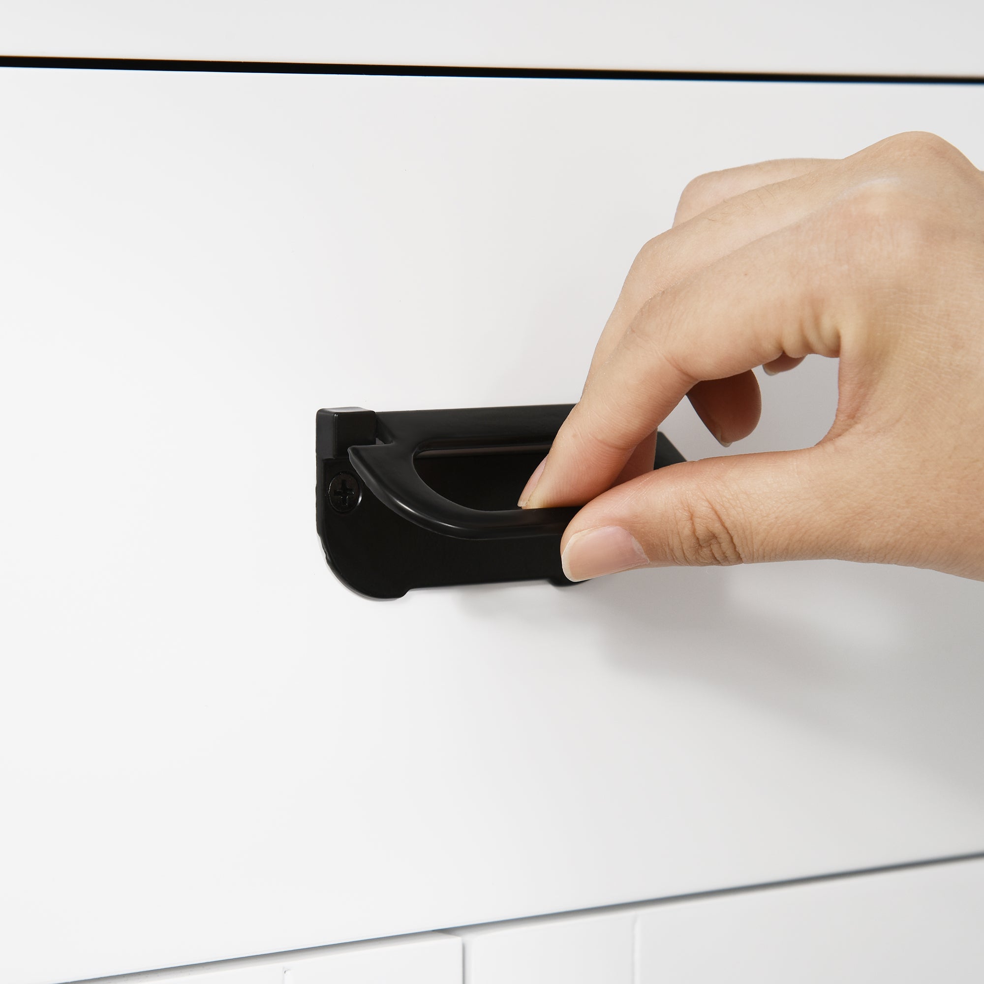 Kozy Bathroom Cabinet, Bathroom Storage Unit with Drawer, Double Door Cabinet, Adjustable Shelf for Living Room, White