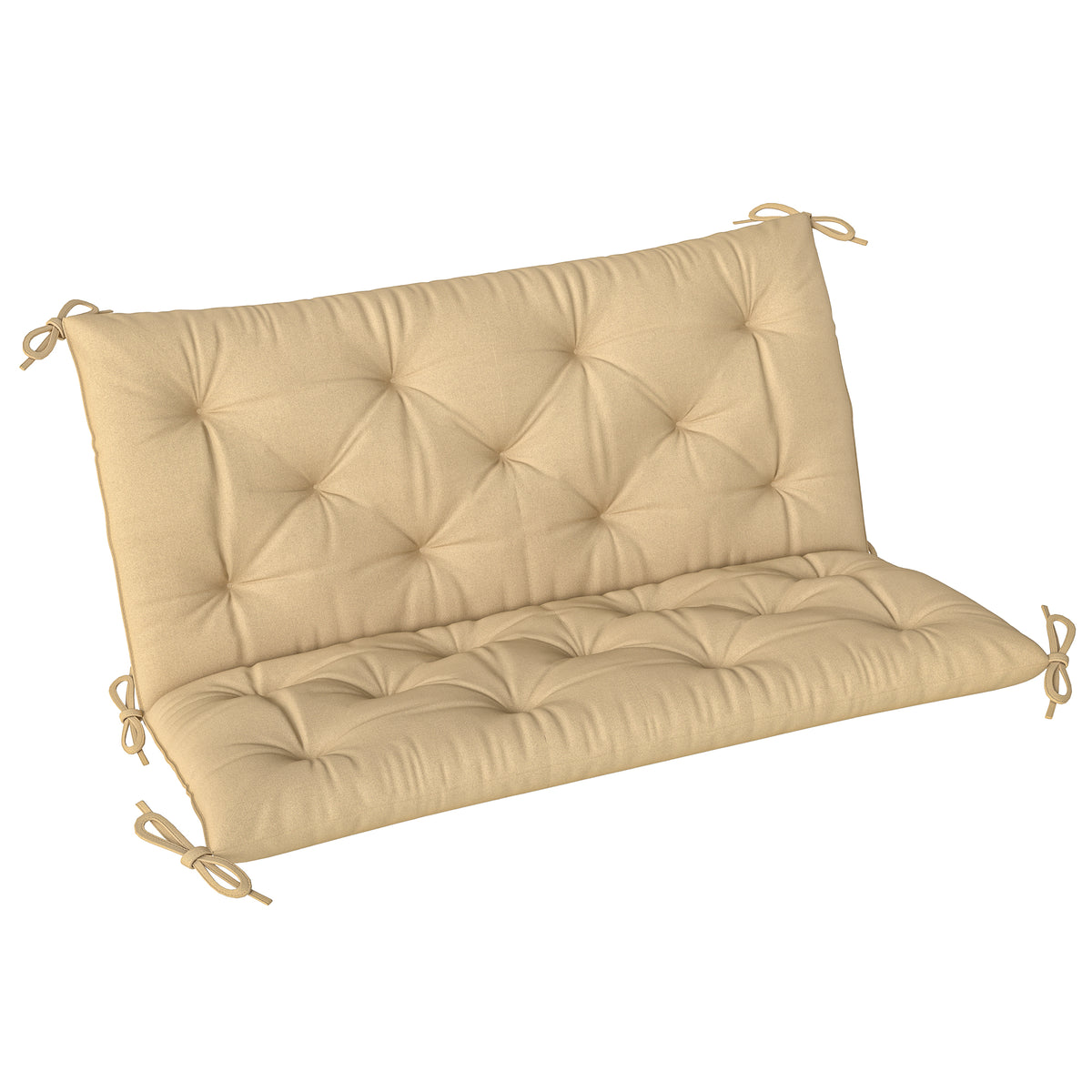 Kozy - Two-Seater Bench Cushion - Khaki