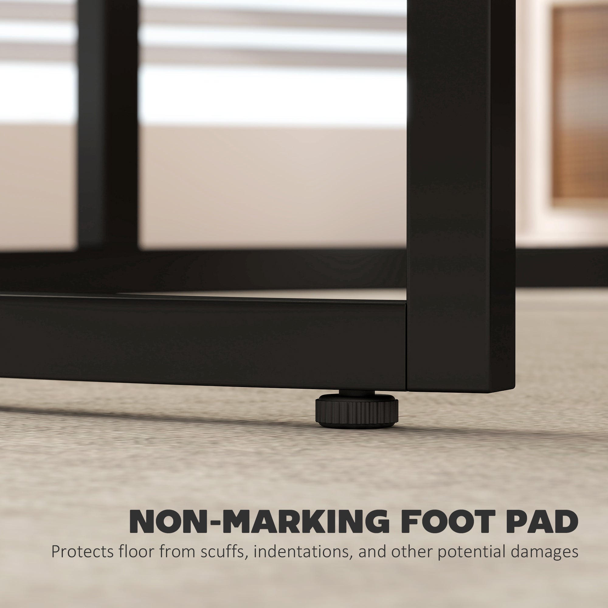 Kozy - Set of Two Wood-Effect Stacking Tables - Rustic Brown