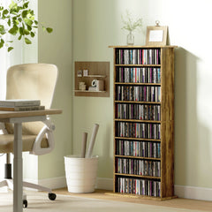 Kozy 360 CD Storage Unit - Rustic Brown