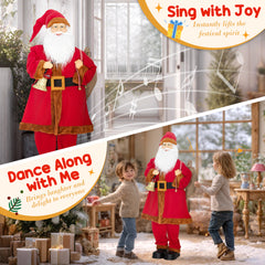 Kozy - Singing and Dancing Santa Claus with Bell and Sack