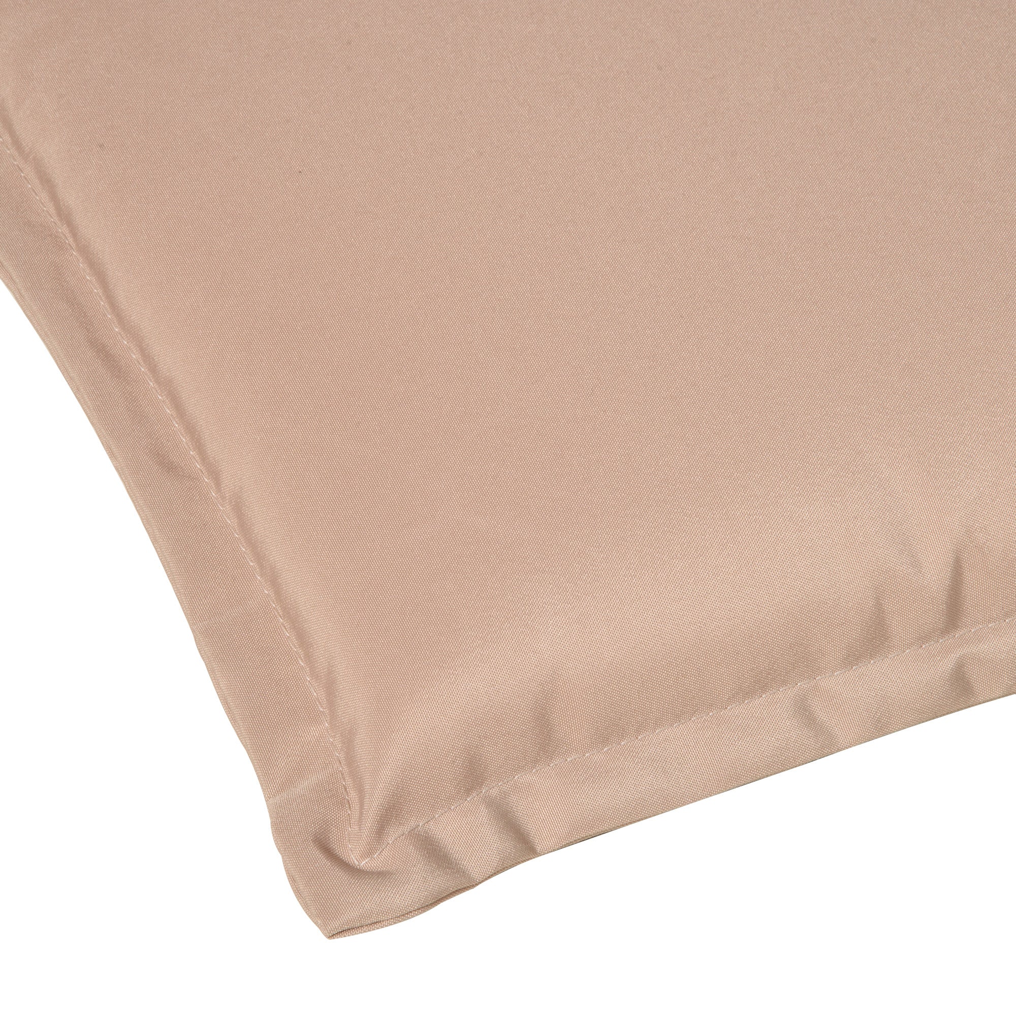 Outsunny High Back Garden Chair Cushion, Polyester Outdoor Patio Chair Replacement Pad, Comfortable and Durable, Beige