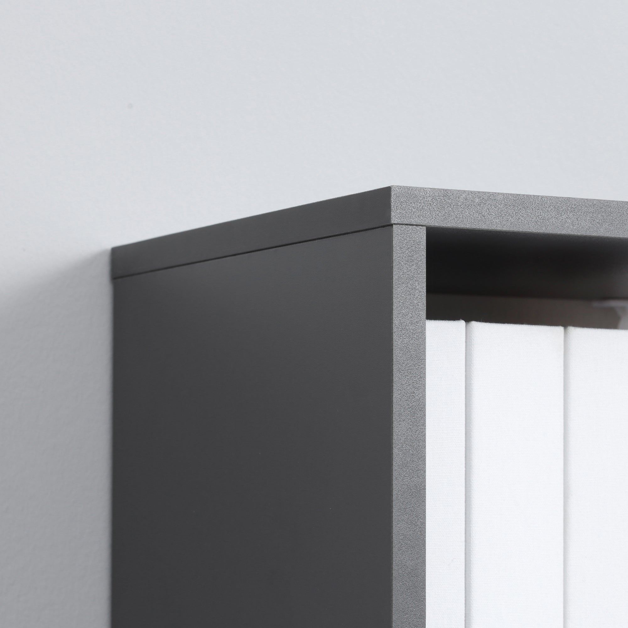 Kozy Modern 5-Tier Bookshelf, Freestanding Bookcase Storage Shelving for Living Room Home Office Study, Brown and Dark Grey