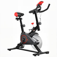 Kozy Indoor Upright Exercise Bike Machine, with Adjustable Seat, Resistance, Handlebar, LCD Display