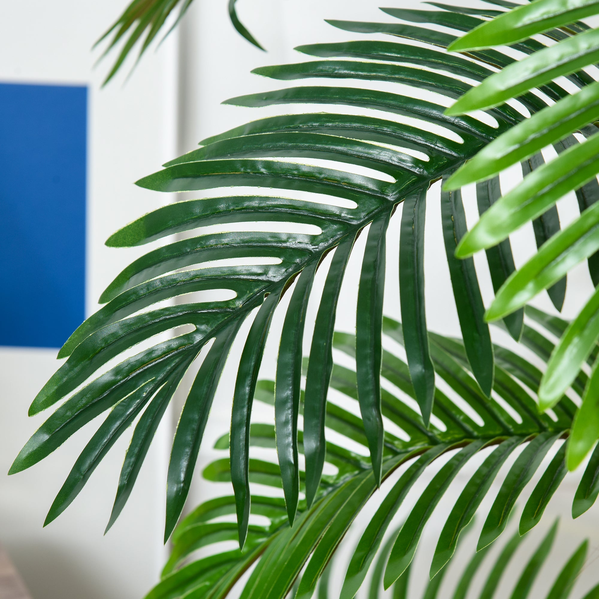 Kozy Artificial Plant Bamboo Artificial Tree Height 120 cm with Pot for Home Indoor Decor