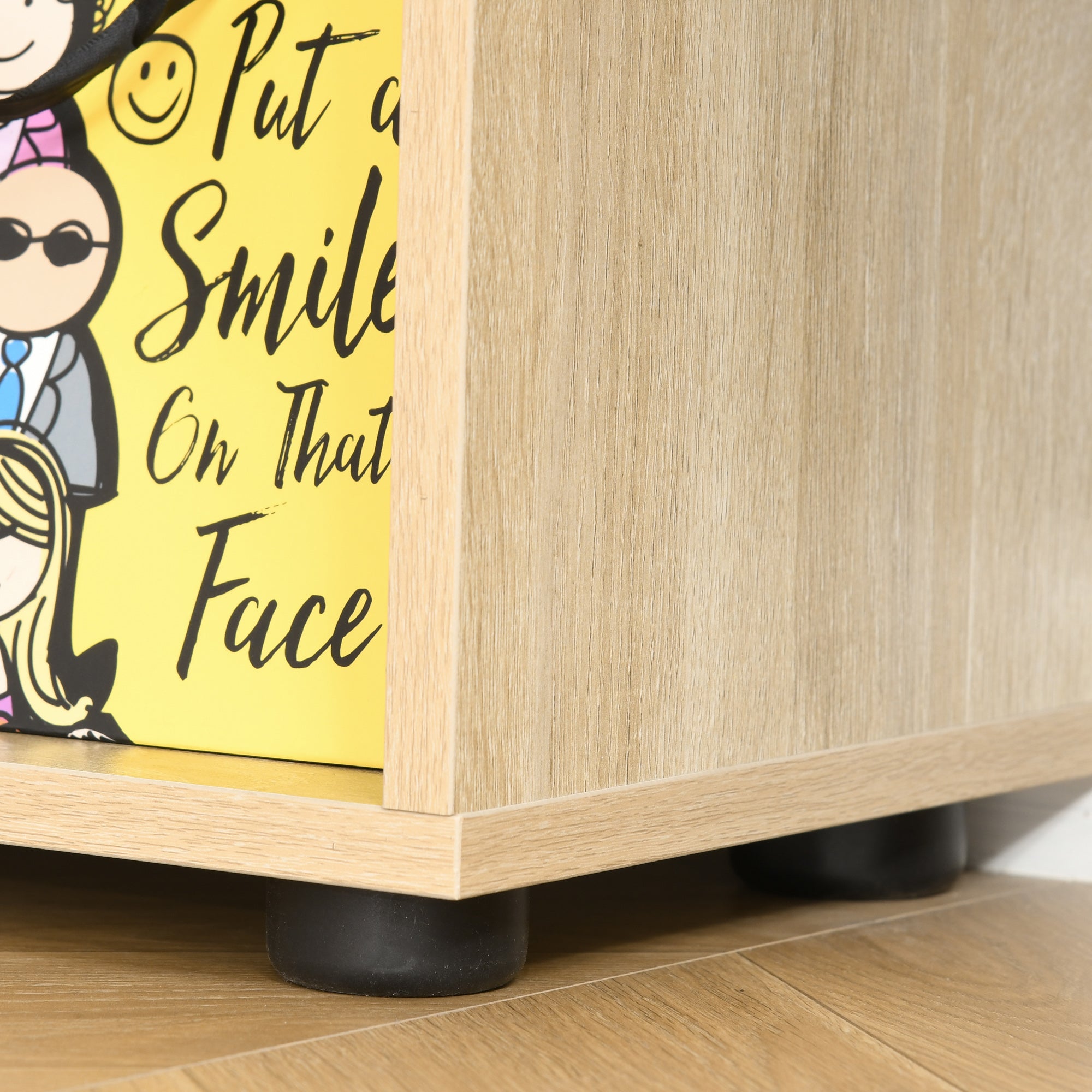 Kozy Bookshelf, Tall Bookcase, Modern Room Divider, 8 Cube Storage Unit, Freestanding Storage Shelf for Living Room, Bedroom, Home Office, 70 x 24 x 178 cm, Natural