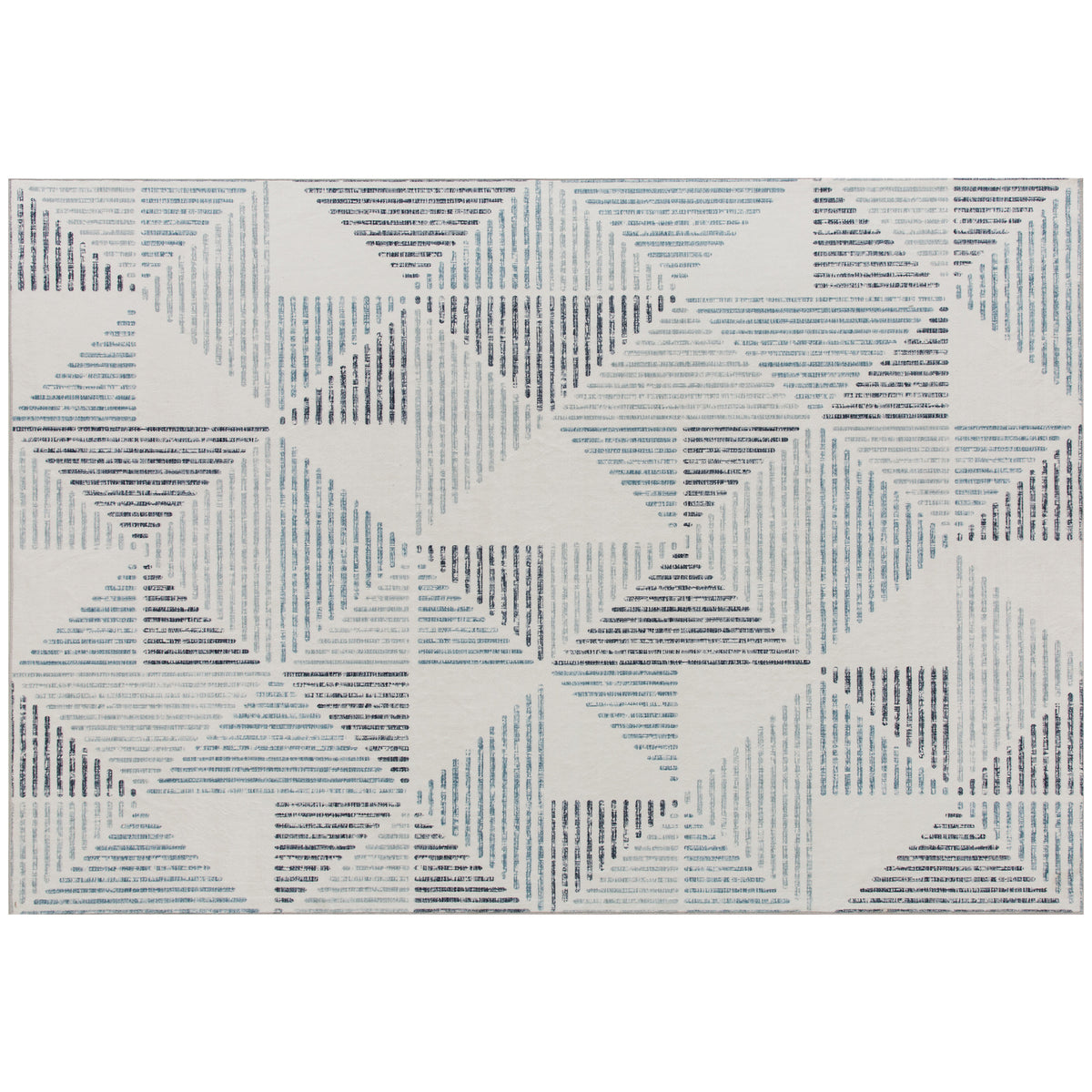 Kozy - Modern Area Rug, Geometric Pattern Non-Slip Washable Rug, Soft Floor Carpet for Living Room, Bedroom, Dining Room, Home Office, 230 x 160 cm, Multi-Coloured