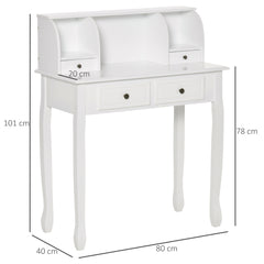 HOMCOM Dressing Table Vanity Make