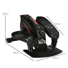 Kozy Mini Manual Elliptical Bike, Compact Elliptical Cross Trainer Fitness Workout w/ LCD Monitor, Anti-Slip Pedals, Adjustable Resistance for Home Office