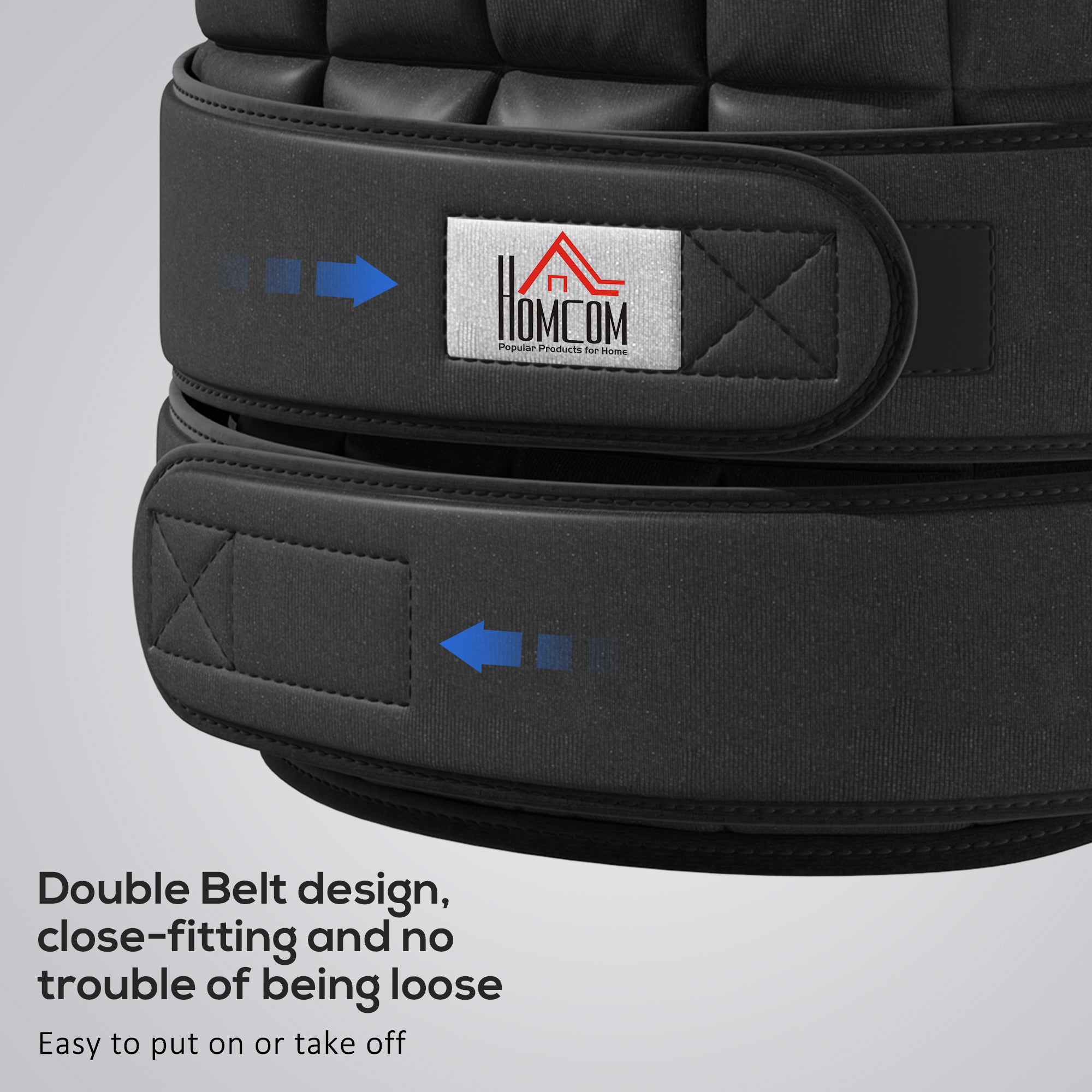 Kozy 10/15/20kg Weighted Vest, Adjustable Running Weight Vest with 38 Weight Bags for Men or Women Cardio Exercise, Black