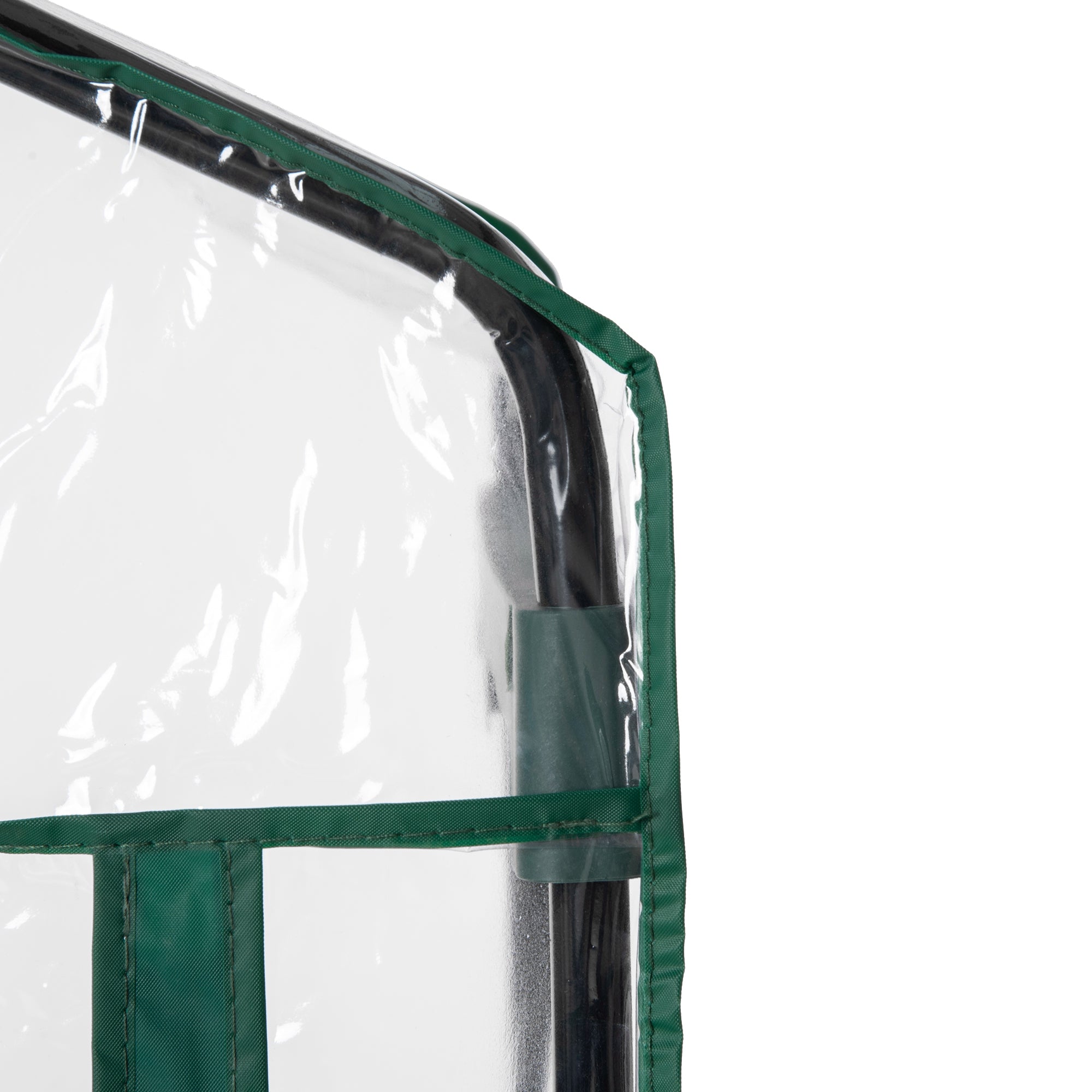 Kozy 4 Tiers Mini Portable Greenhouse Compact Plant Grow Shed Metal Frame Transparent Clear Cover 160H x 70L x 50Wcm