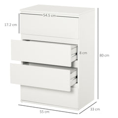 Kozy Chest of Drawers, 4-Drawer Storage Cabinets, Modern Dresser, Storage Drawer Unit for Bedroom