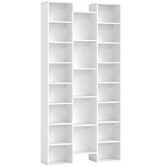 Kozy 21-Compartment Bookshelf - White