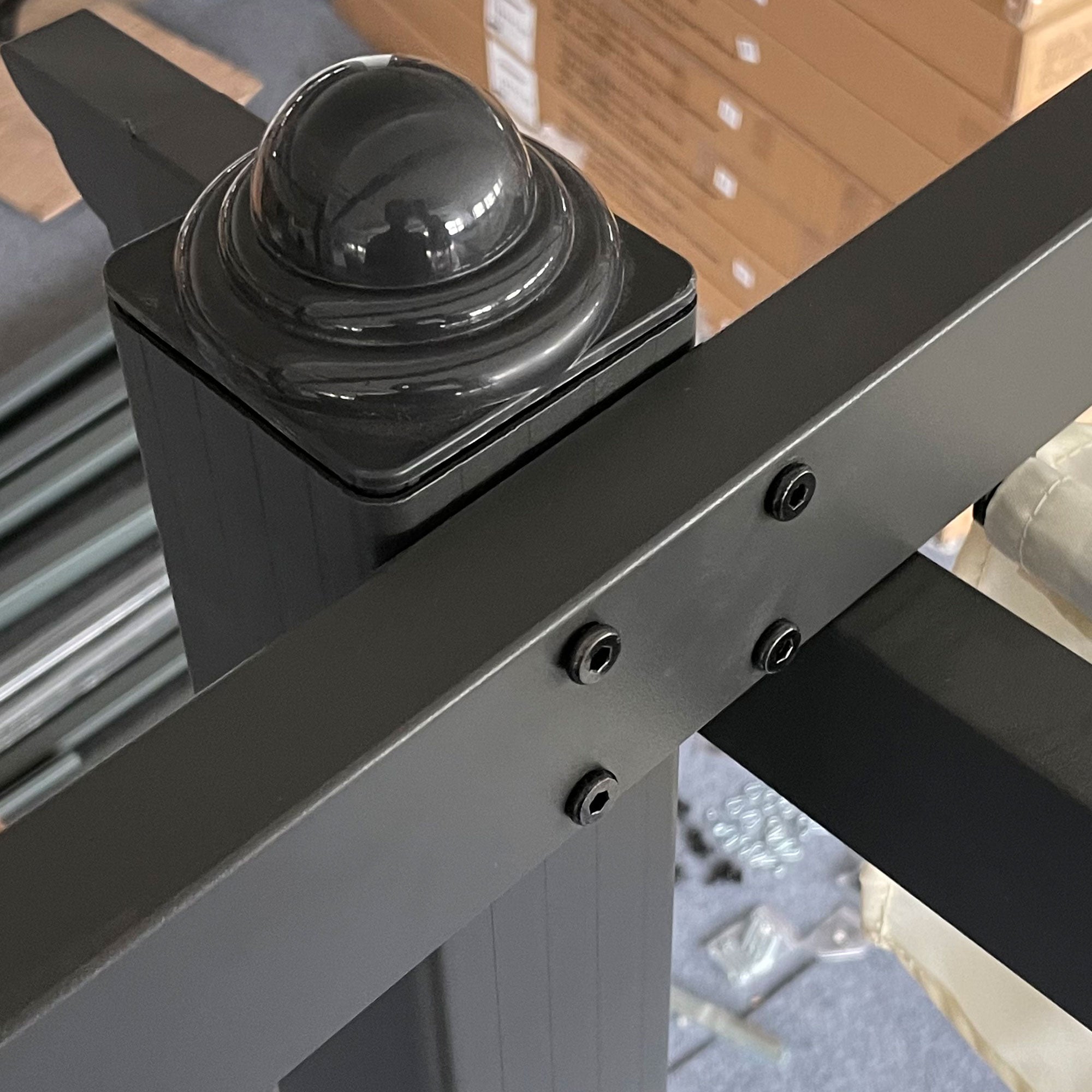 Kozy 4 x 3(m) Aluminium Pergola with Retractable Roof, Garden Gazebo Canopy Shelter for Outdoor, Patio, Cream White