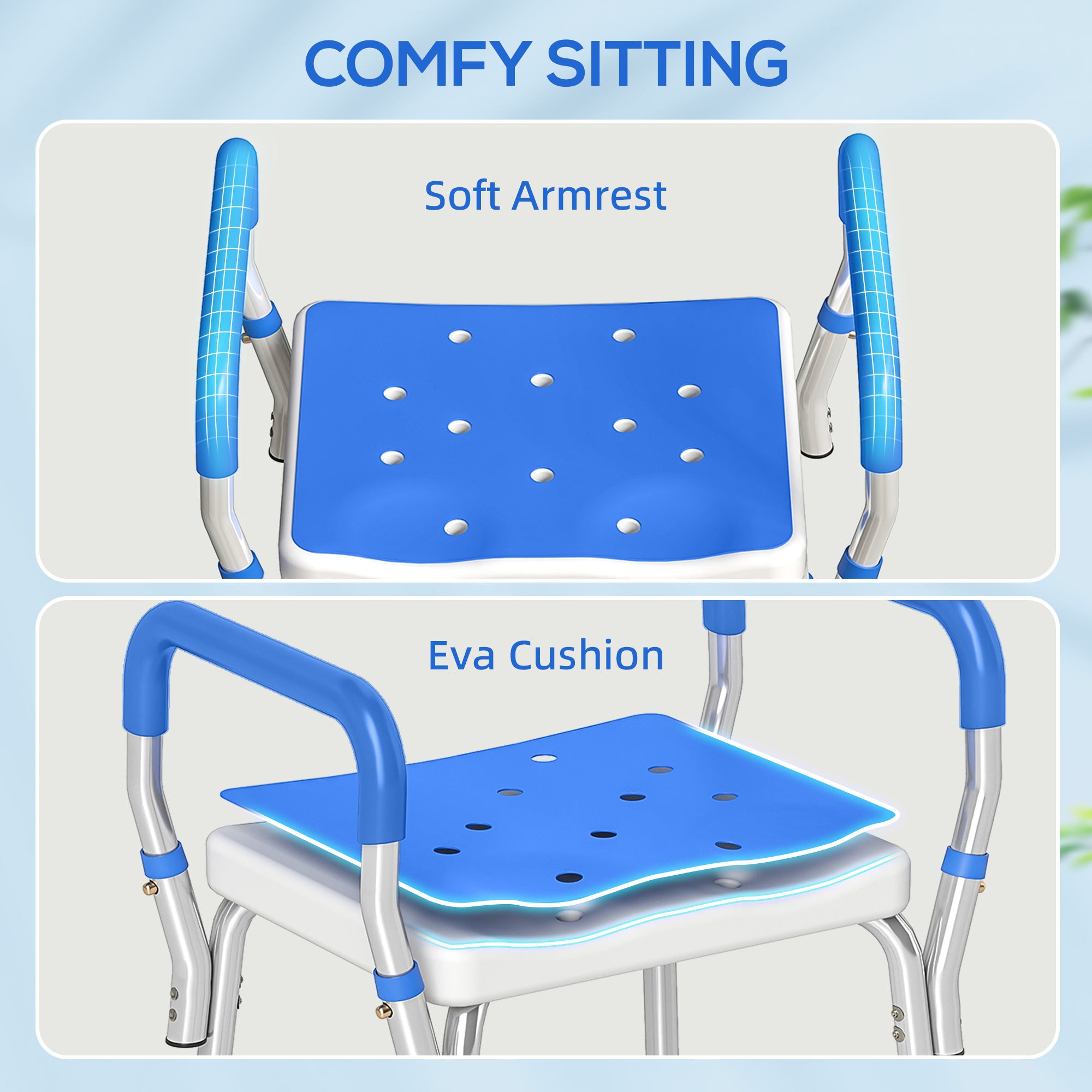 Kozy - 57-69cm Aluminium Frame Bath Seat