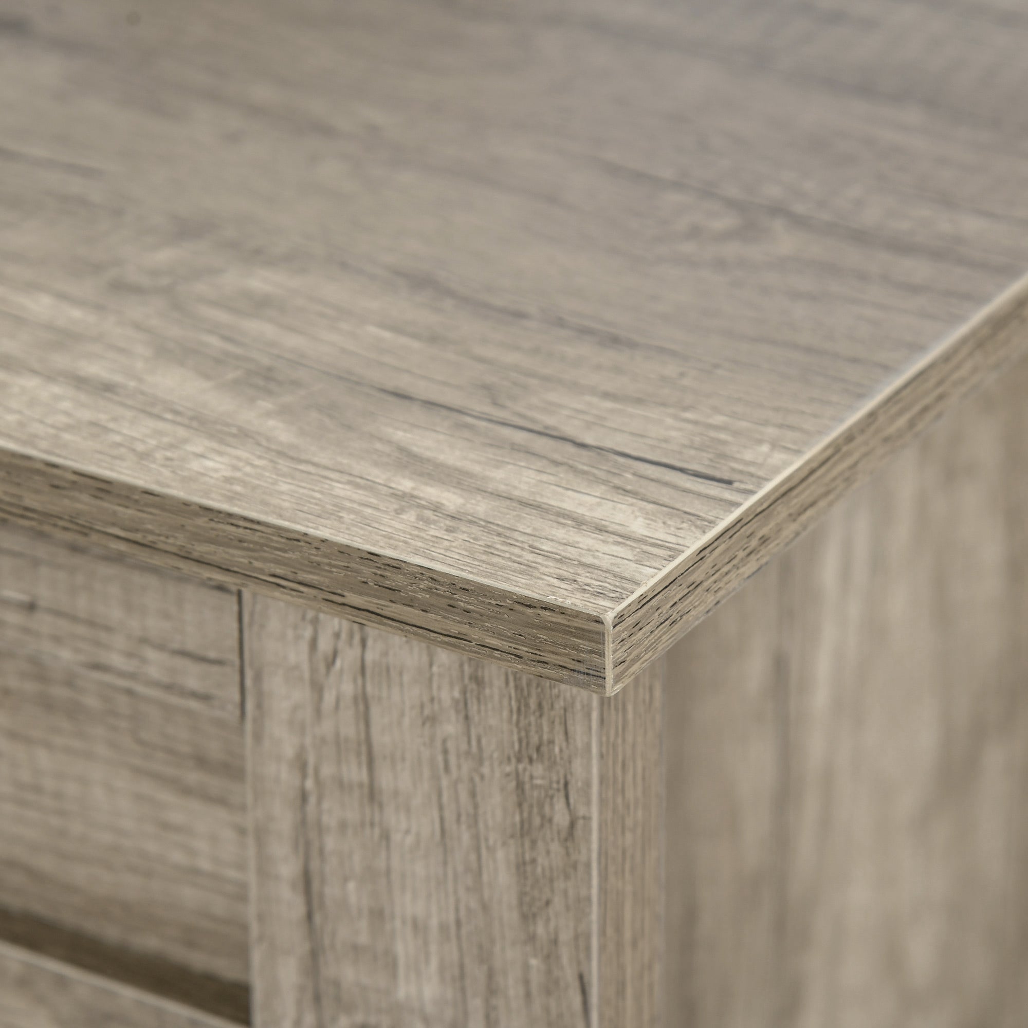 Kozy Lift Top Coffee Table w/ Hidden Storage Compartment Open Shelves Lift Tabletop Pop Up Centre Table for Living Room Oak Effect