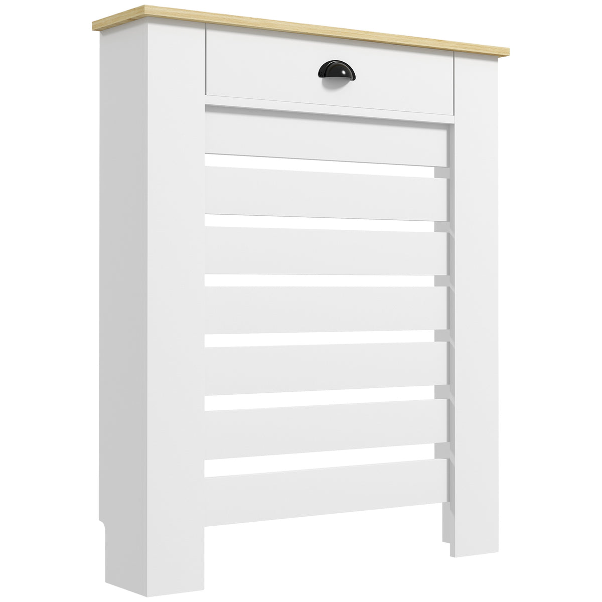Kozy - 95.5H x 78Wcm Radiator Cover, with Drawer - White