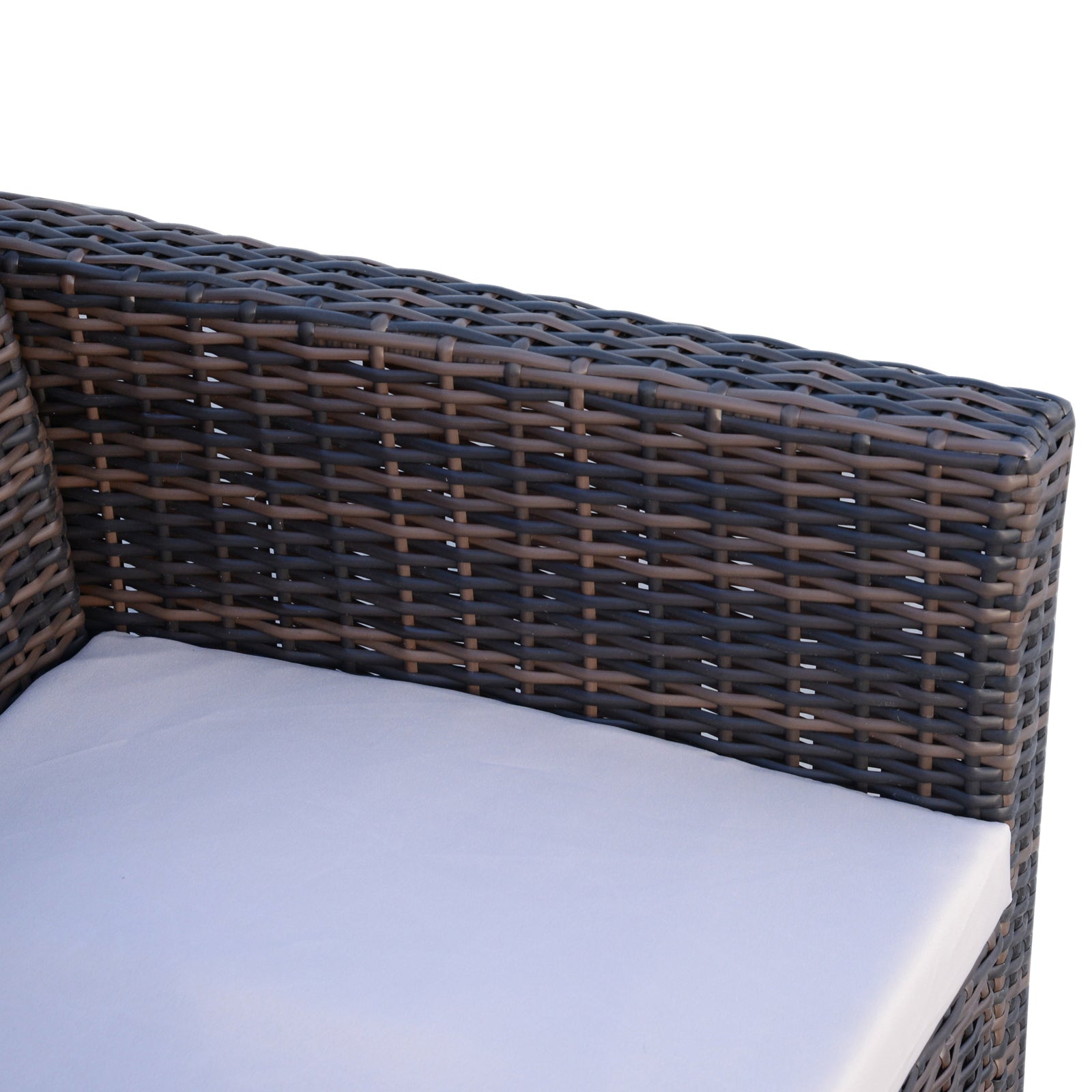 Outsunny Rattan Garden Sofa Set, 4