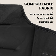 Kozy Weighted Vest, 8 kg Weight Vest with Adjustable Straps, Reflective Strips, Black