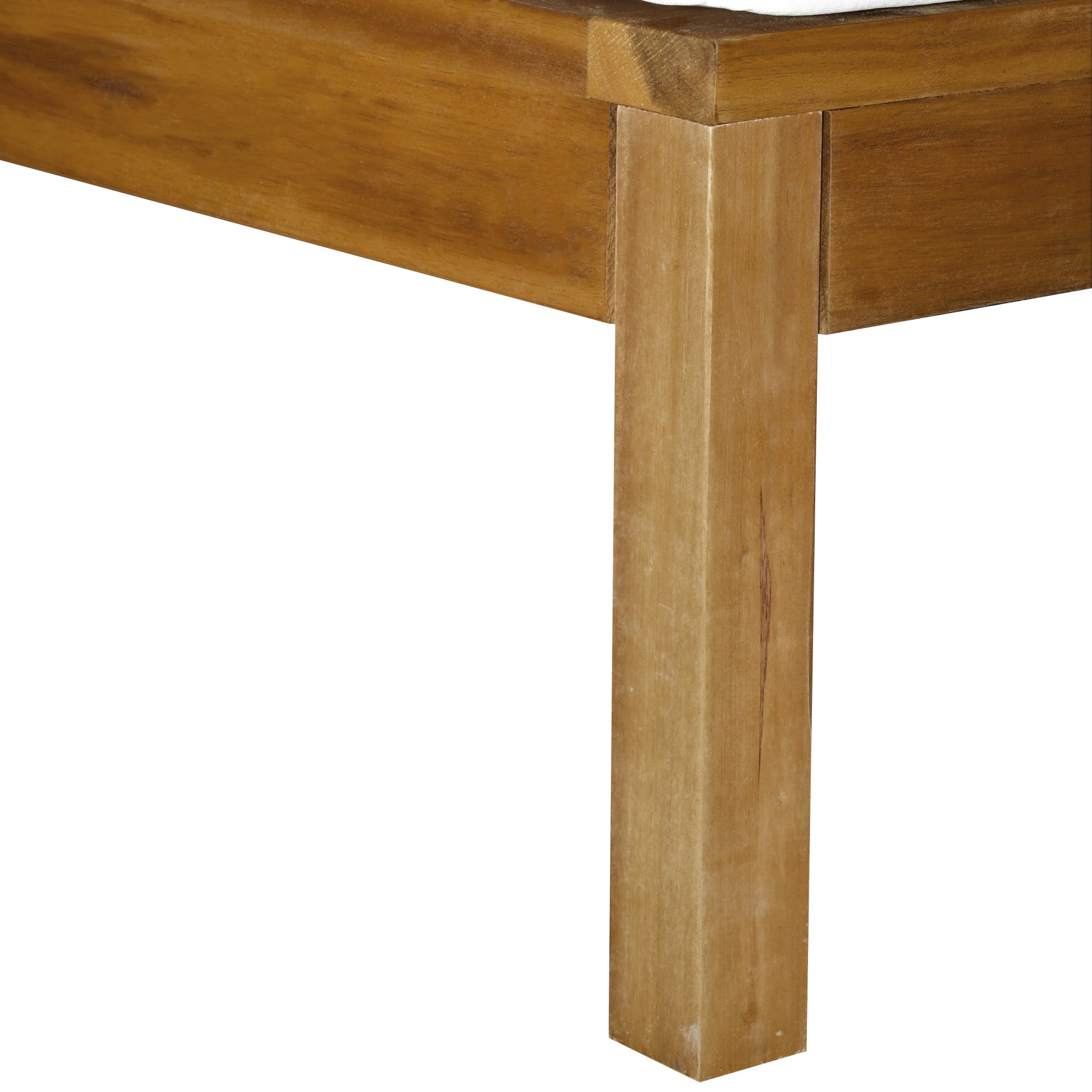 Kozy 6 PCS Elegant Wood Frame Outdoor Patio Dining Set w/ Cushions Coffee Table Garden Furniture Sofa Comfort Balcony Patio Cream White