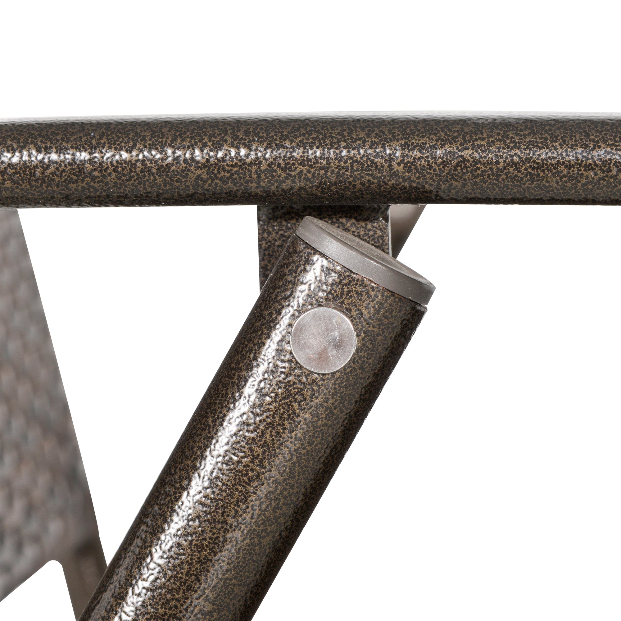 Kozy Set of Two Folding Rattan Seat Chairs - Brown