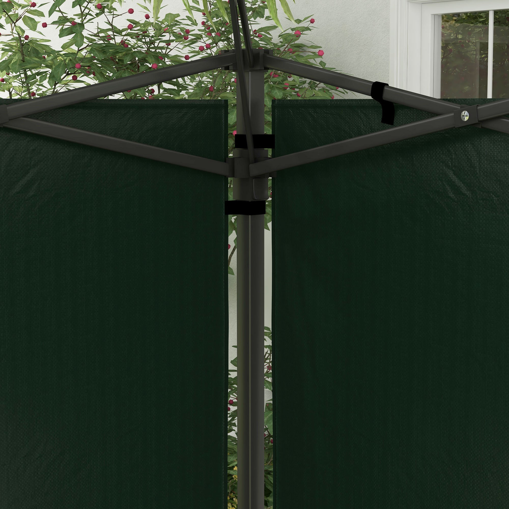 Outsunny 3 Meters Canopy Gazebo Marquee Replacement Exchangeable Side Panel Wall Panels Walls (Green)