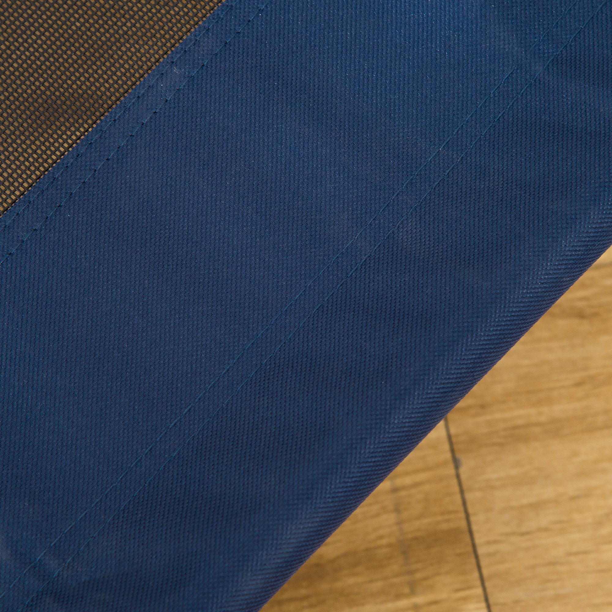 Kozy Raised Dog Bed Cat Elevated Lifted Puppy Pet Elevated Cot Portable Camping Basket – Blue (Medium)