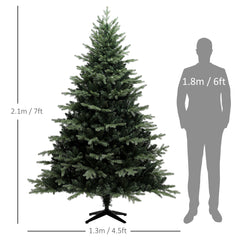 Kozy - 7ft Artificial Spruce Christmas Tree - Green