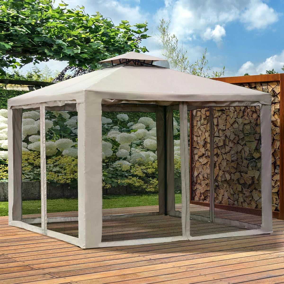 Outsunny Outdoor Garden Gazebo Tent, 2