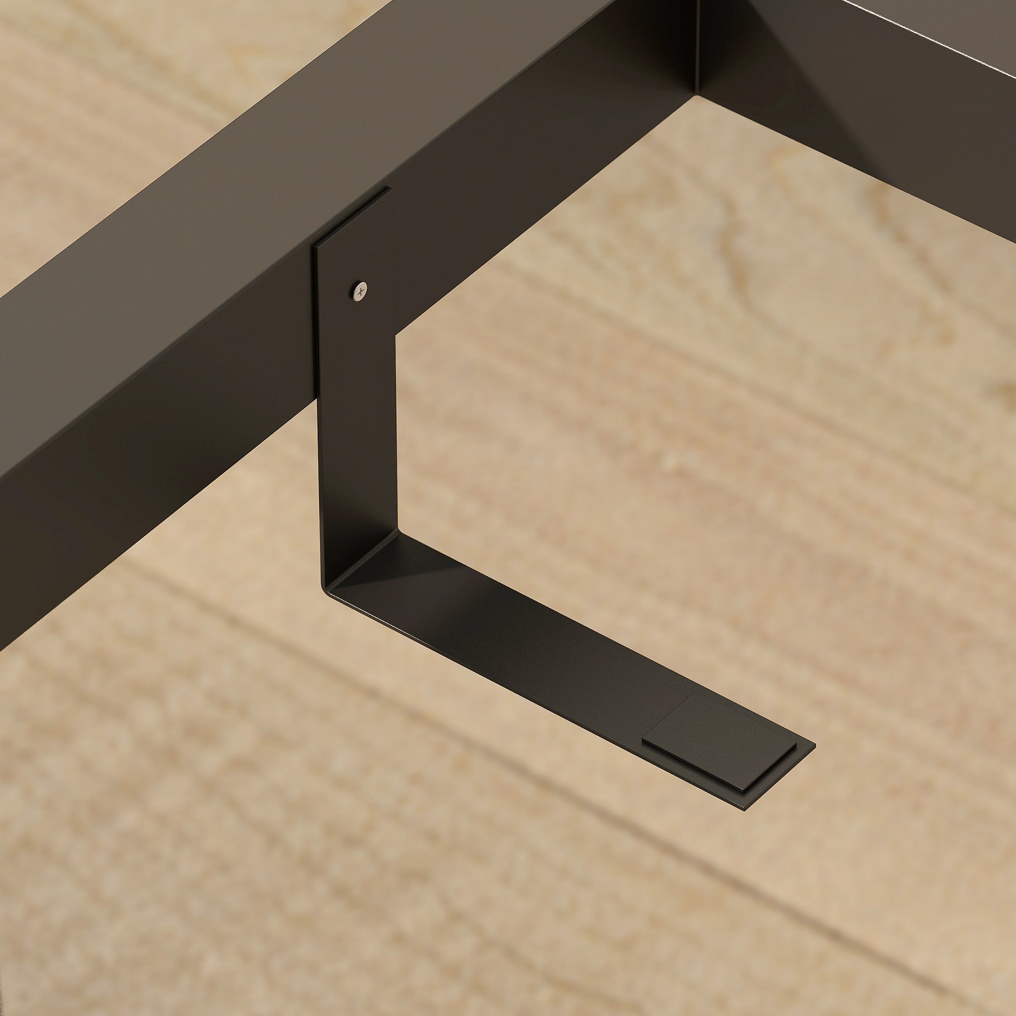 Kozy Extendable Dining Table Rectangular Wood Effect Tabletop for 4-6 People with Steel Frame & Hidden Leaves for Kitchen, Dining Room, Living Room