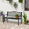 2-Seater Garden Bench Antique Loveseat for Yard, Lawn, Porch, Patio