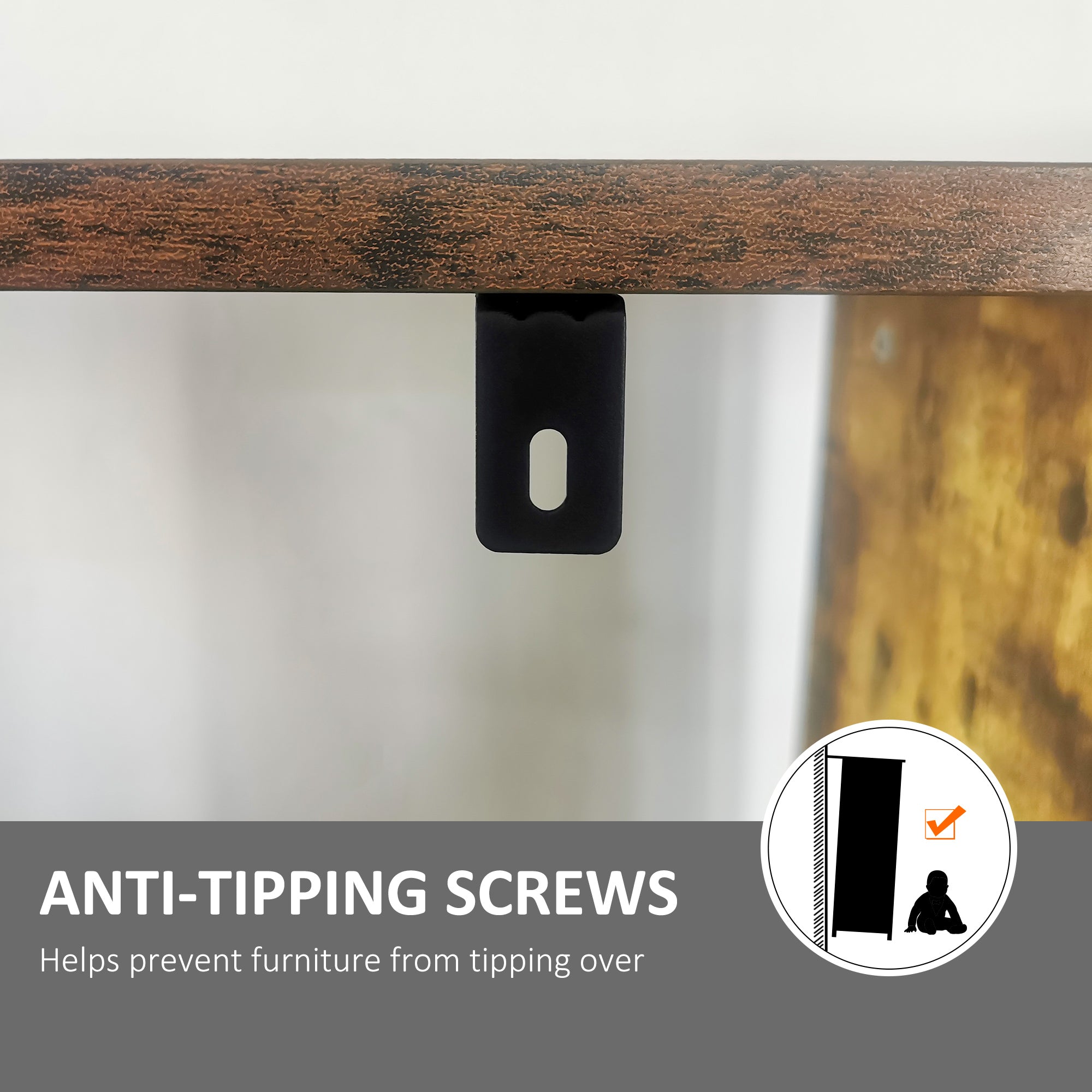 Kozy Industrial Storage Unit, 5 Tiers Bookcase with Open Compartments for Office Living Room, Bedroom, Rustic Brown and Black