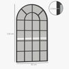 Arched Decorative Wall Mirror for Bedroom Living Room, Modern Window Bathroom Mirror for Home Decor