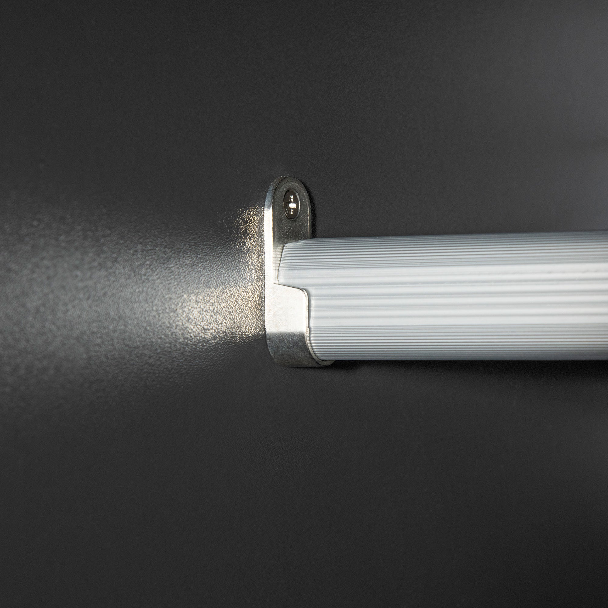 Kozy High Gloss Wardrobe, 2 Door Wardrobe with Hanging Rod and Storage Shelf, Clothes Storage Organizer with Anti-tipping Design for Bedroom, Grey