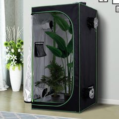 Outsunny Hydroponic Plant Grow Tent, 80L x 80W x 160Hcm