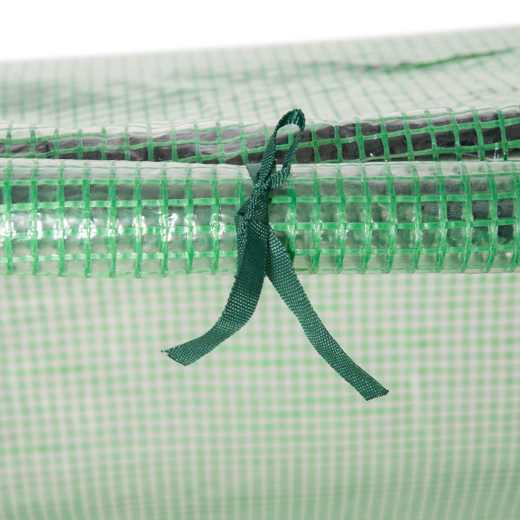 Kozy Mini Greenhouse, Small Plant Grow House for Outdoor with Durable PE Cover, Observation Windows, 180 x 60 x 60 cm, Green