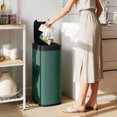 Kozy 50L Sensor Bin, Automatic Kitchen Bin, Manual Override, Battery Operated, Inner-Bucket-Free, for Kitchen, Bedroom