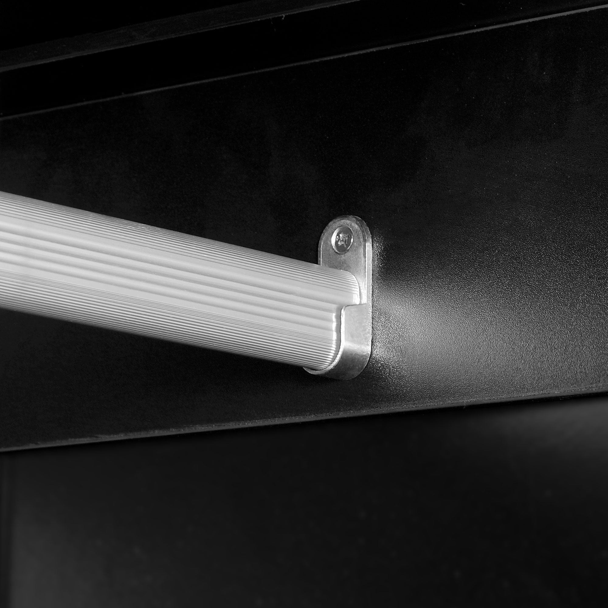 Two Door, Two Drawer Wardrobe - White/Brown