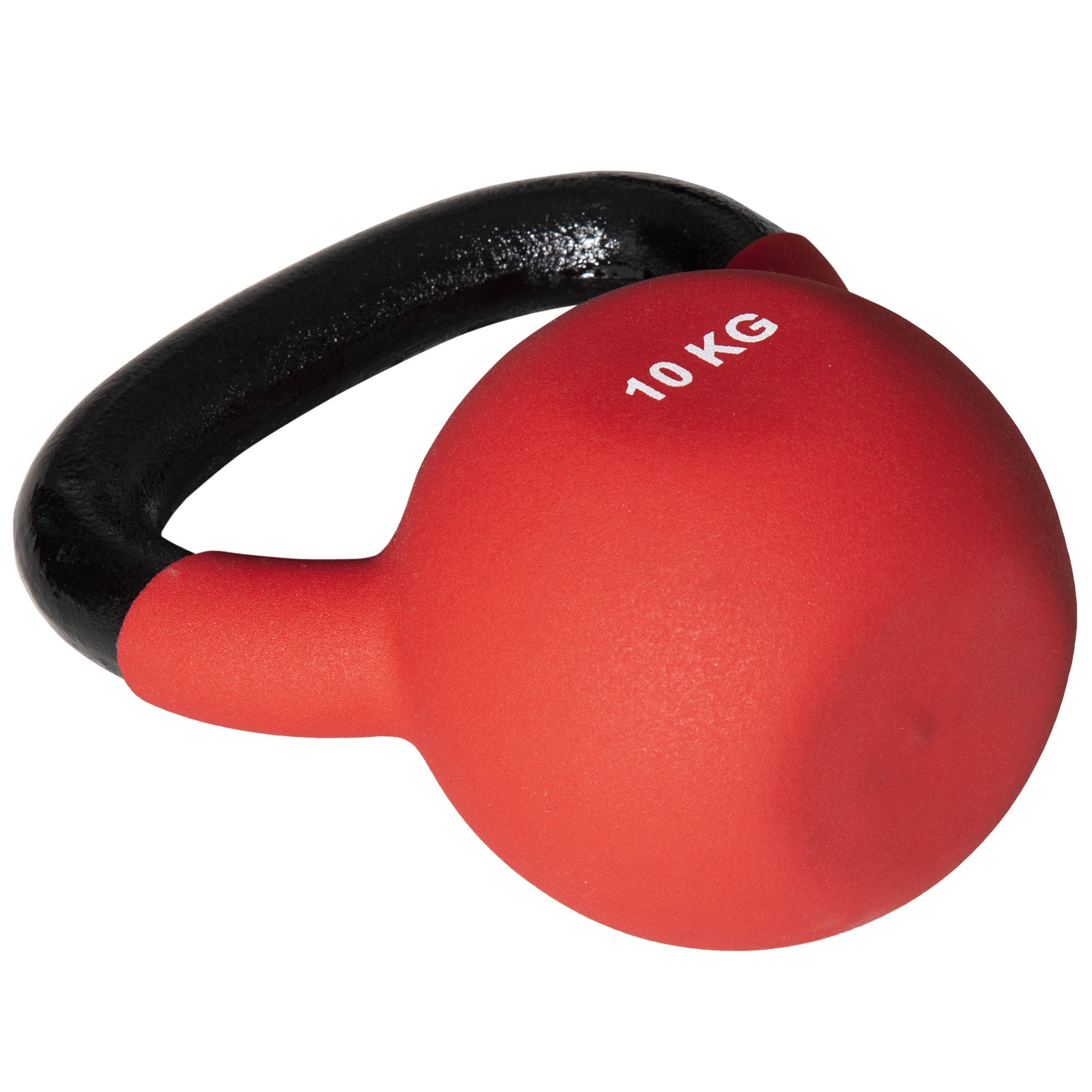 Kozy Soft Kettlebell, 10kg Kettle Bell with Non-Slip Handle for Home Gym Weight Lifting and Strength Training, Red