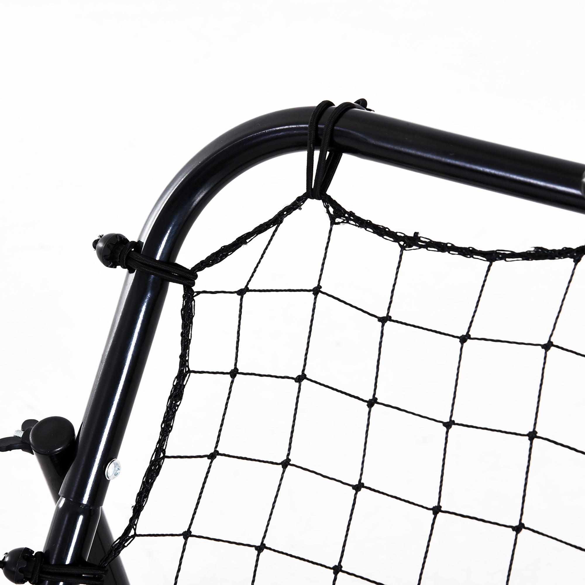 Kozy Adjustable Rebounder Net Kickback Target Goal for Teens Adults Training, Black