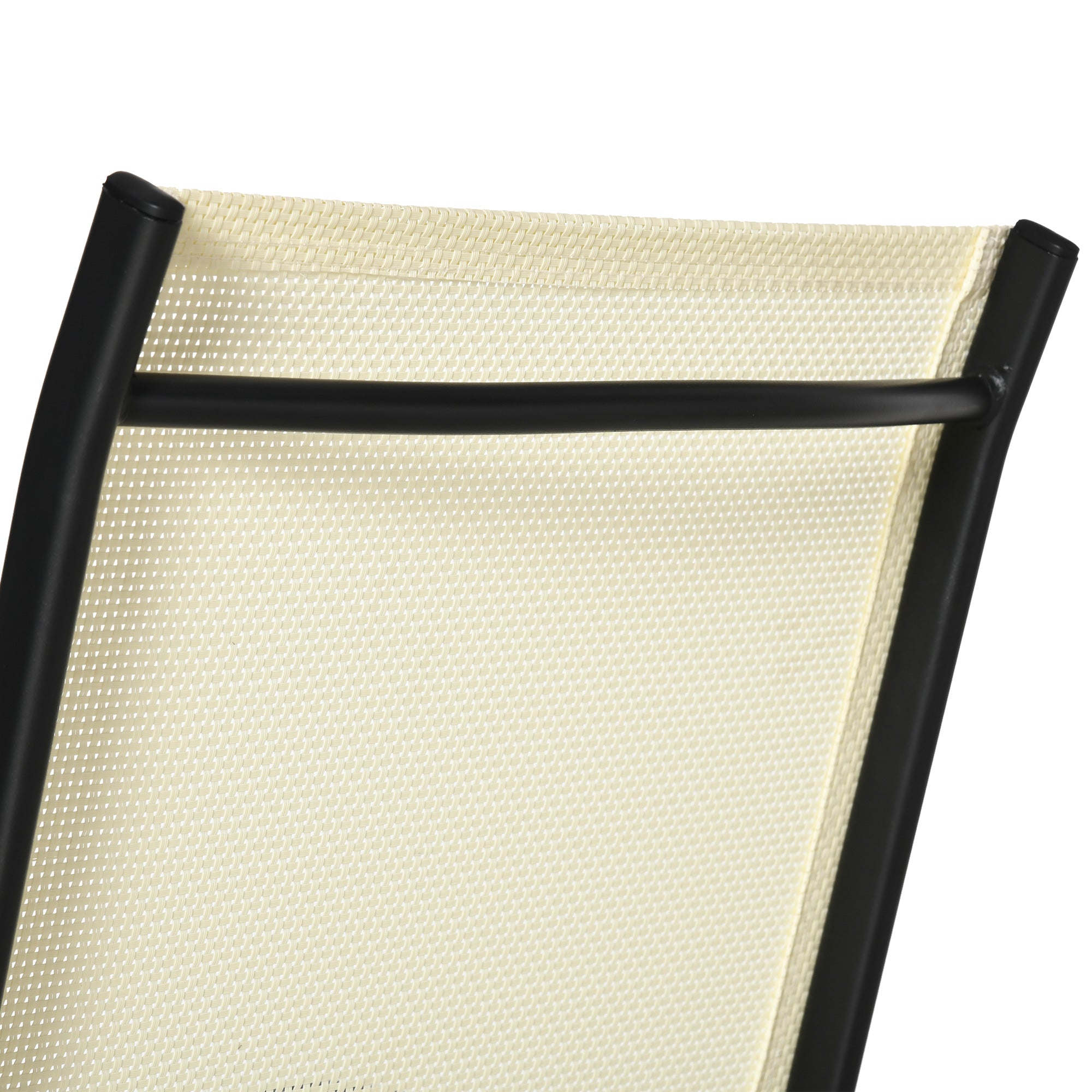 Kozy Set of Two Folding Garden Chairs - Beige