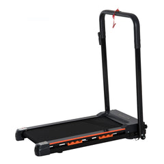 Kozy Steel Folding Motorized Home Treadmill w/ LCD Monitor Black